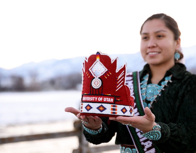 aiws-banner-682×532 a student presenting a Native American crown